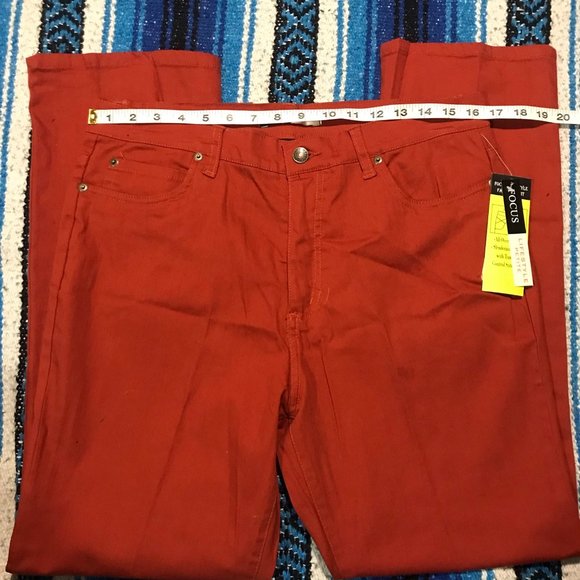 NWT FOCUS LIFESTYLES LADIES PANT 14P VINTAGE  PAPRIKA - Picture 3 of 4